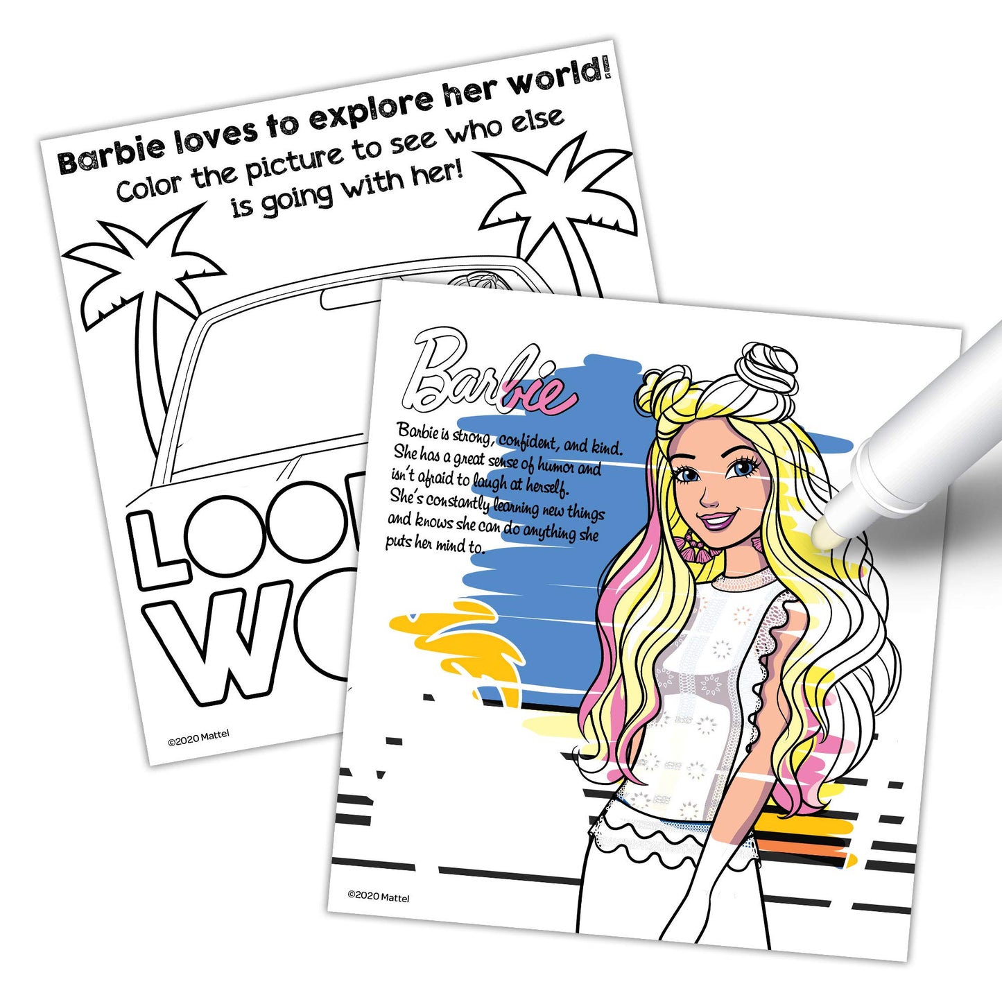 Bendon 74732 Barbie Imagine Ink Magic Ink Pictures,Multicolor