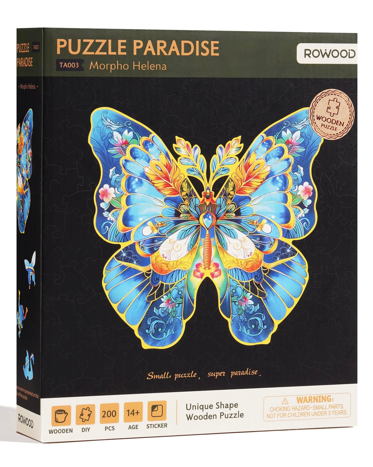 Rowood Jigsaw Puzzles for Adults,DIY Craft Kits,Birthday for Mom/Women-Morpho Helena