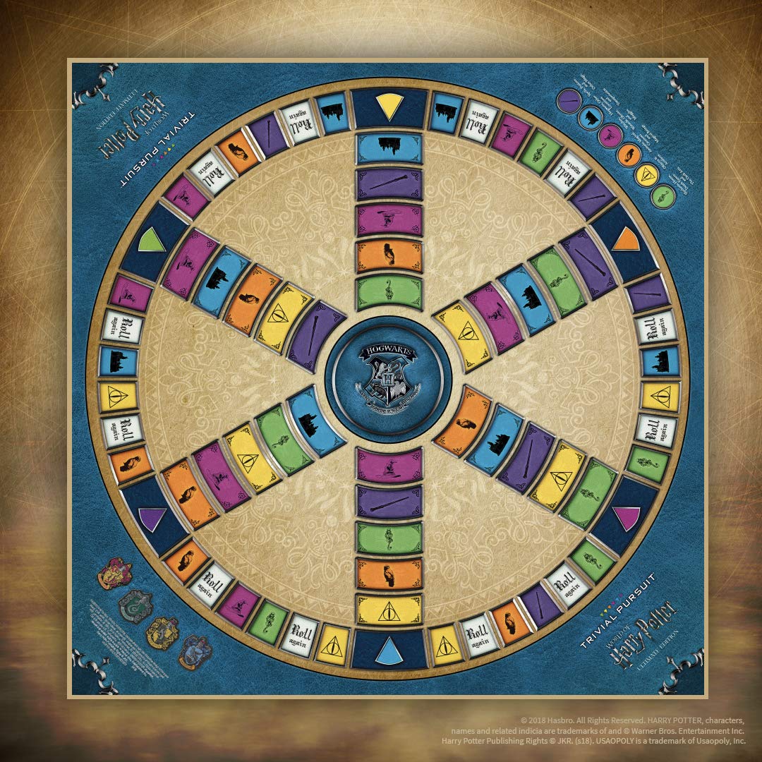 Usaopoly Trivial Pursuit World Of Harry Potter Ultimate Edition | Trivia Board Game Based On Harry Potter Films | Officially Lic