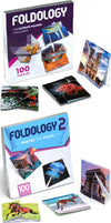 FOLDOLOGY 1&2 Combo Pack - Origami Puzzle Game for Ages 10+ | Brain-Training, Travel-Friendly Fun | Unique Gift for Puzzle Lovers