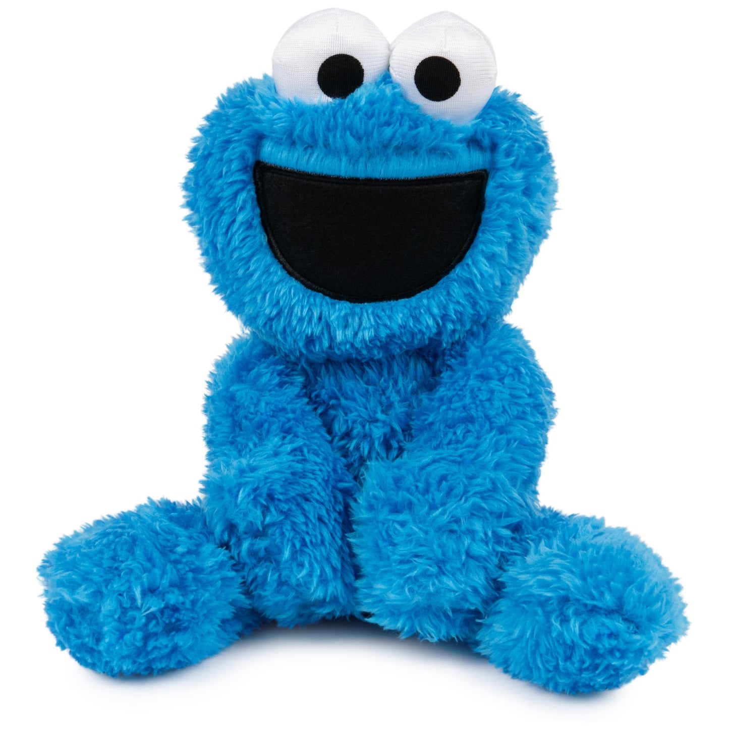 GUND Cookie Monster Take Along Buddy Plush Toy, 13'' Polyester, Blue, Ages 1+, Model 6047583
