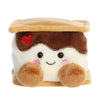 Aurora® Fudgey Heart S'More™ Stuffed Animal - Brown, Pocket-Sized, 5 Inch, Small, Collectible Plush Toy