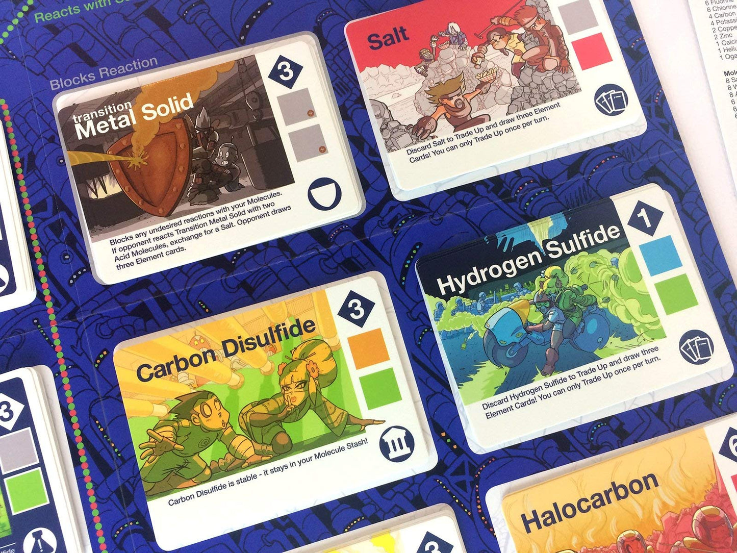 Valence Plus Card Game - Periodic Table Of Elements Card Game, Strategy Card Game, Science Games & Chemistry Set, Kids Educational Games With Simple Rules & Ninjas, Molecules & Element Games For Kids