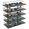 Seenelling Hot Diecast Wheels Parking Garage 1/64 Scale Model Toy Car Display Garage Hot Diecast Wheels Storage Display Case with 5 Levels 30 Parking Spaces Maximum 50 Cars for mature-themed Son Grandson Gift