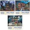 Bits And Pieces - Value Set Of Three (3) – 1000 Piece Jigsaw Puzzles For Adults - Halloween Collection 1000 Pc Jigsaws By Multiple Artists – 20' X 27'