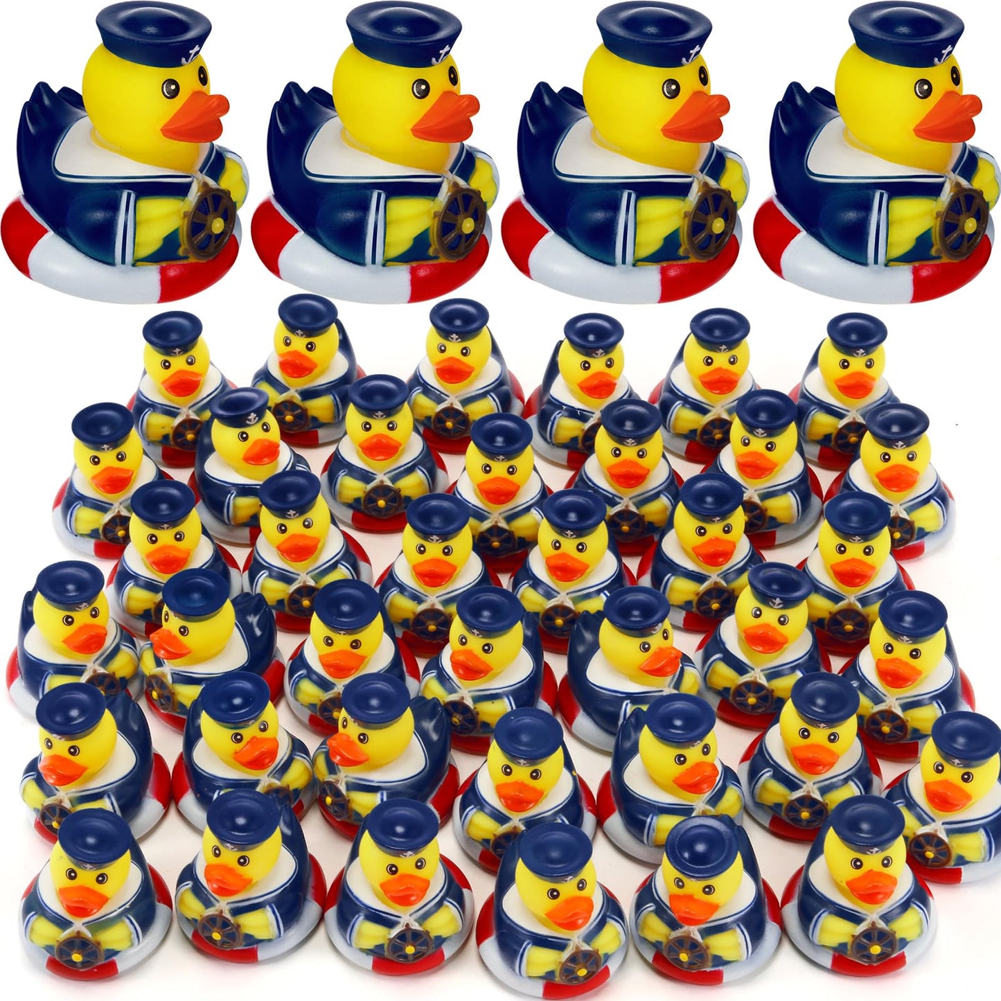Jerify 12 Pcs Cruise Ships Rubber Ducks 2 Inch Nautical Sailing Rubber Cruise Ship Ducks Bulk For Party Gift Classroom Bath Carnival Pool