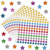Lincia 1200 Pcs Star Glitter Stickers Sparkly Small Stickers For Kids Toddlers Teacher Reward Sheet Incentive Charts Classroom S
