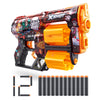 X-Shot XSHOT Skins Dread Blaster - Demon Slayer Skin by ZURU Demon Slayer Design with 12 Darts, Double Rotating Barrels, Air Poc