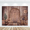 Cowboy Decorations Backdrop Western Party Decorations Rustic Background Banner Props Barn Farm Wild West Party Backdrop Vinyl Co