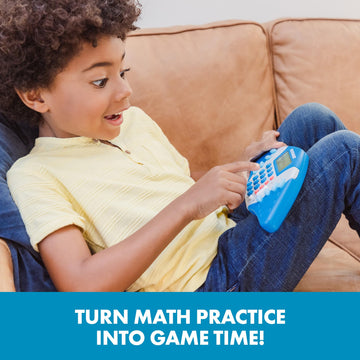 Educational Insights Mathshark Digital Math Game, Handheld Electronic Math Learning Game For Kids, Ages 6+