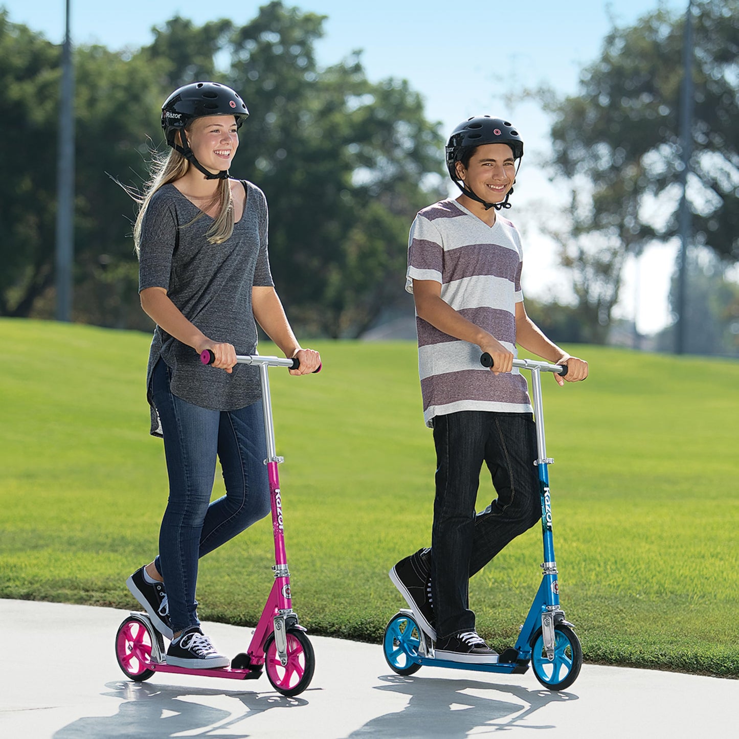 Razor A5 LUX Kick Scooter - Pink - 38.6 Inch - Lightweight & Durable - Model 13013262