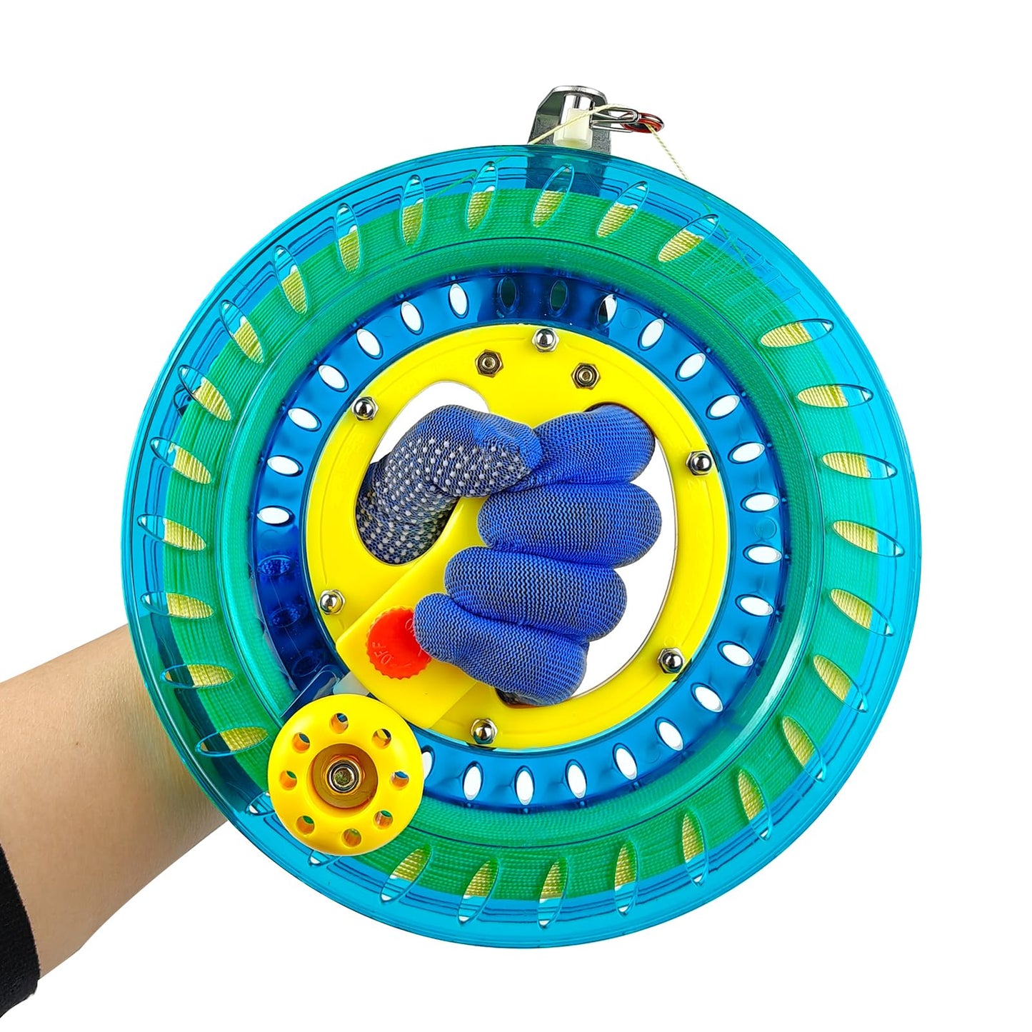 8.7 In Kite Reel Winder With Line, Kite String Reel For Kids & Adults, Easy To Use Kite String And Spool, It Comes With Durable