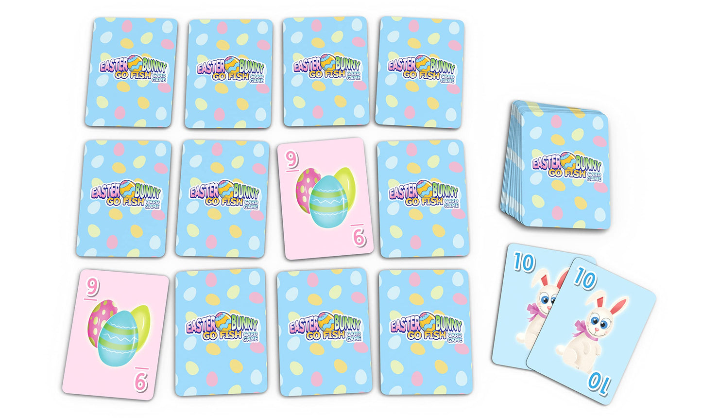 Arizona GameCo Go Fish Card Game - Fun for Kids Ages 4-9, Includes Slap Jack & Old Maid, Perfect Easter Gift or Basket Stuffer