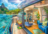 Ravensburger 1000 Piece Jigsaw Puzzle - Tropical Island Charter, Handcrafted Cardboard, Multi, Model 12000413, Made in Germany