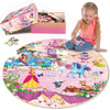 Synarry Unicorn Princess Mermaid Fairy Floor Puzzle For Kids Ages 3-5, Large 70 Piece Wooden Puzzle For Kids Ages 4-8, Floor Puzzle For Kids Ages 4-6, Toys Gifts For 3 4 5 6 7 8 Years Old Girls