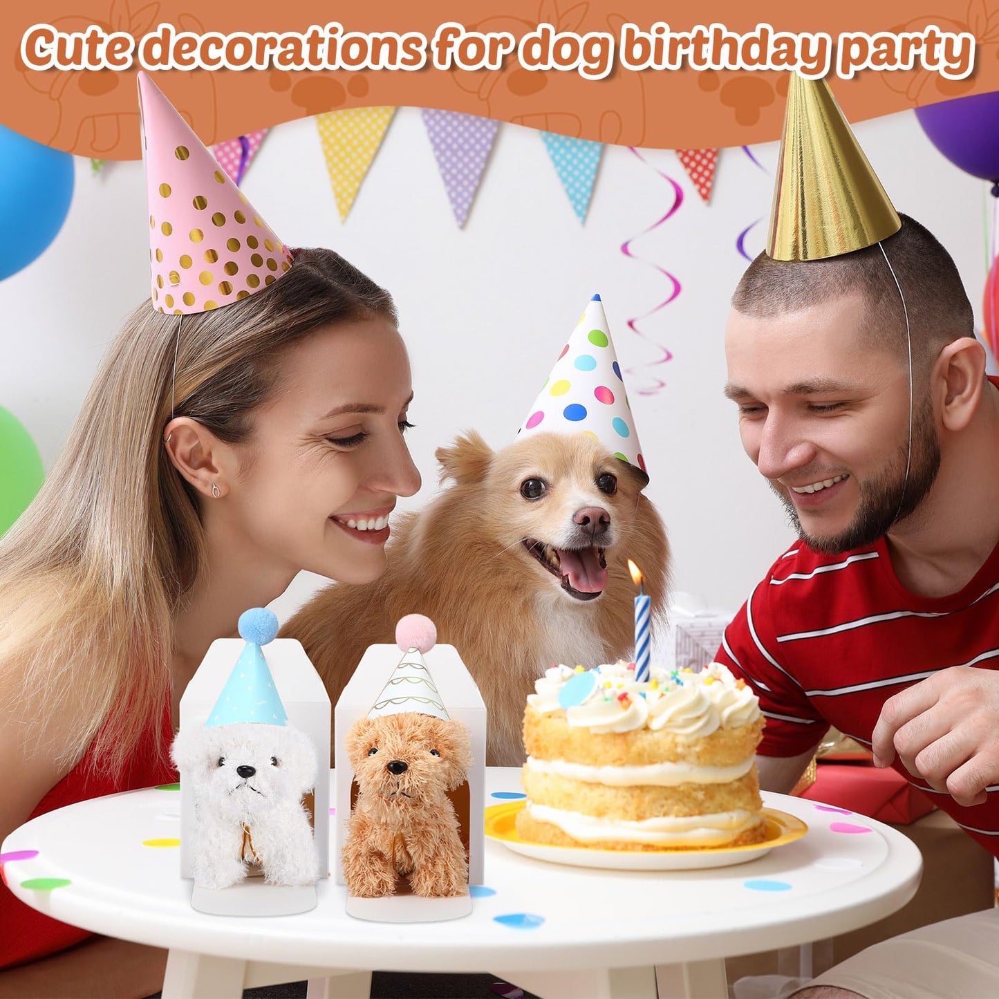 Motionchic 20 Pcs Mini Stuffed Animals Plush Toy Set Includes 20 Birthday Hats 20 Kraft Paper Boxes For Boys And Girls Animal Th