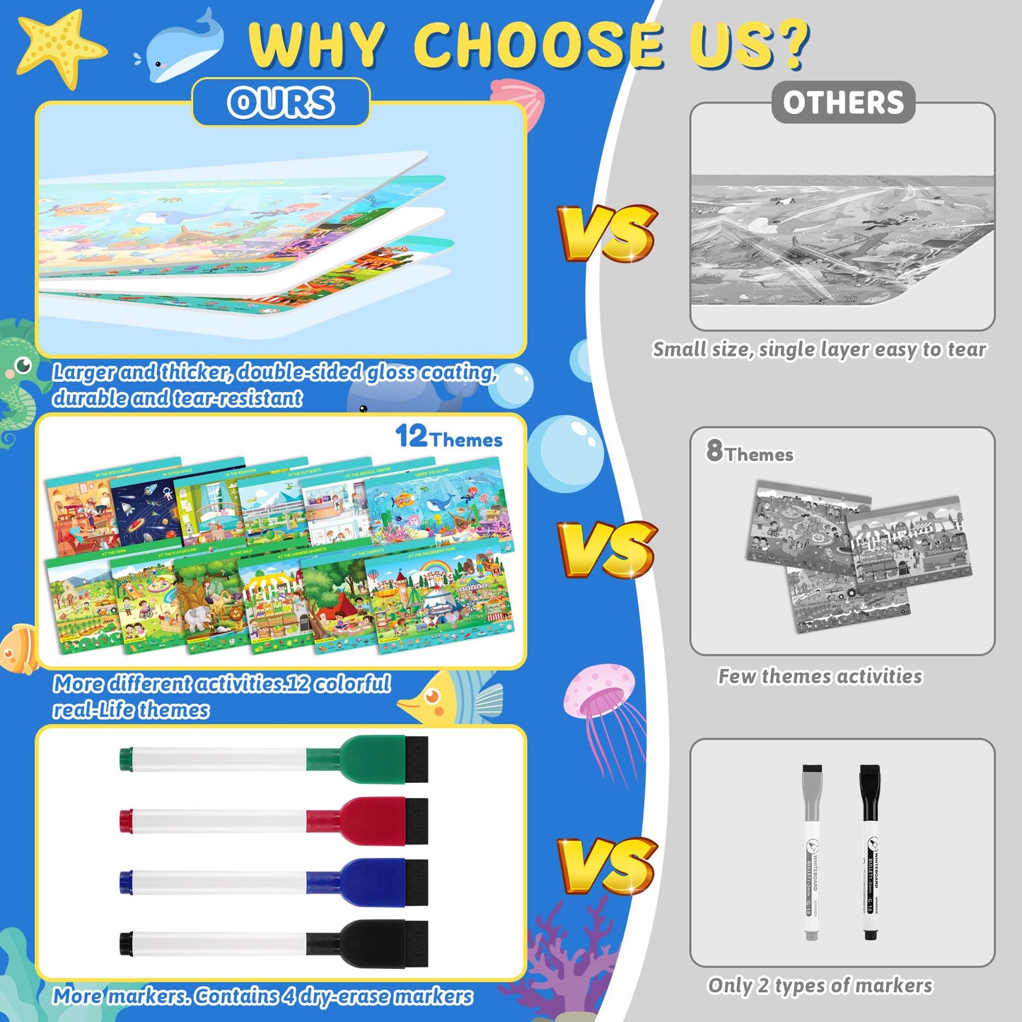 Preschool Learning Activities, Search And Find Books For Kids Ages 3,4,5,6, Montessori Busy Book For Toddlers, Educational Trave