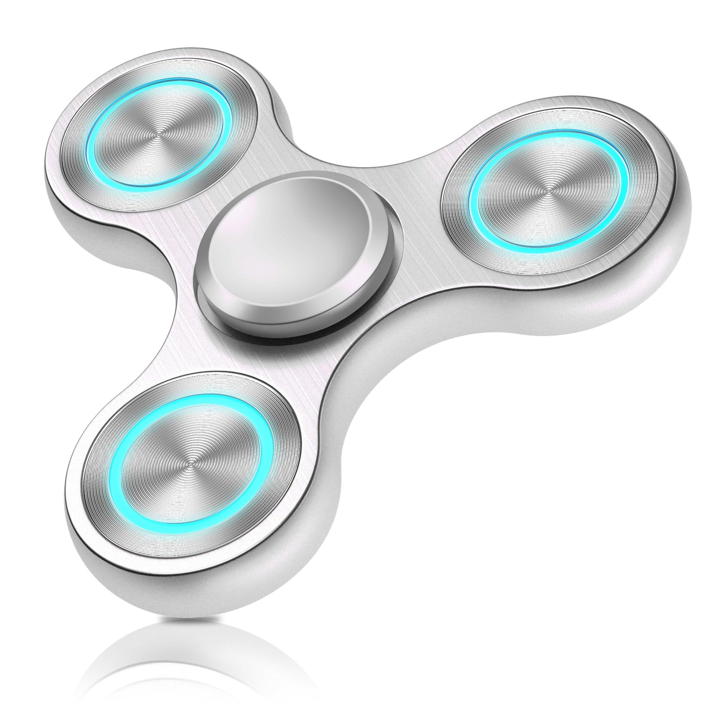 Fidget Spinners Toy, Metal Stainless Steel Bearing High Speed 4-8 Min Spins, Edc Adhd Stress Anxiety Relieves Fidgets Finger Toy