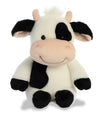 Aurora 11" Oink & Mooty Plush Toy - White Polyester, Model 02534