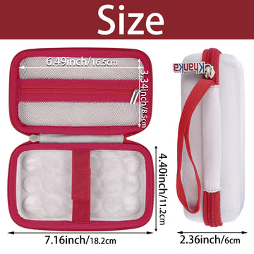 Khanka Hard Travel Case Replacement For Anbernic Rg Cube Unisoc T820 Handheld Game Console,Case Only.(Grey)