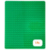 Strictly Briks Compatible With Lego Classic Big Briks Stackable Baseplates, Large Pegs For Ages 3 And Up, 100% Compatible With All Major Brands, Green, 1 Piece, 13.75' X 16.25' Inches