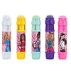 Sunny Days Entertainment Barbie Jumbo Chalk Holders - 5 Colorful Plastic Chalk Sticks for Kids - Pink, Yellow, Blue, Purple