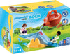 Playmobil 1.2.3 Aqua Water Seesaw With Watering Can