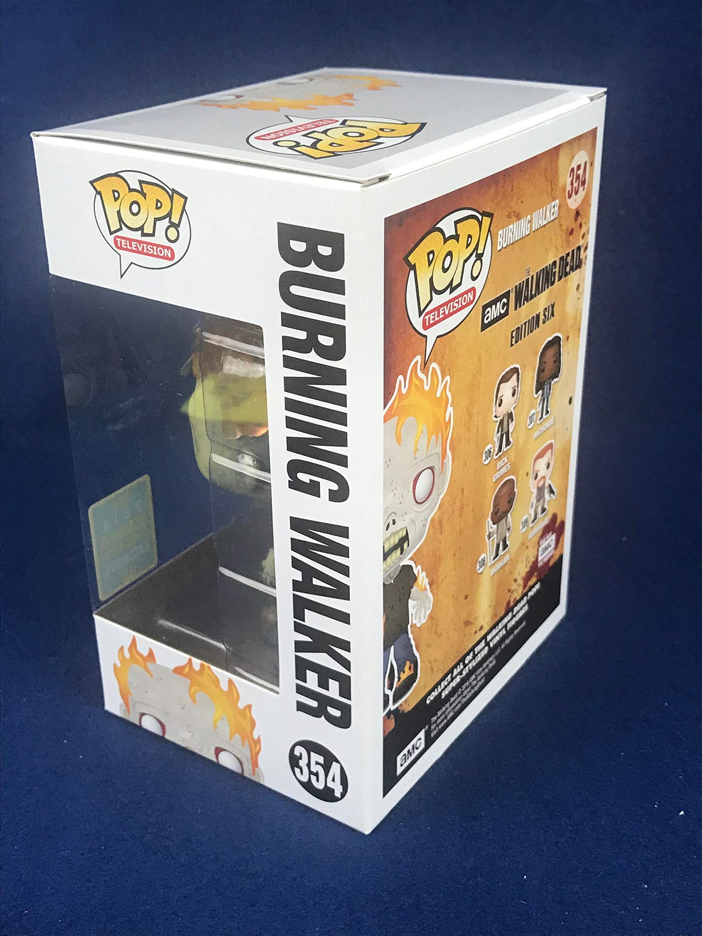 Funko Pop Tv: The Walking Dead - Burning Walker 2016 Sdcc Exclusive Vinyl Figure