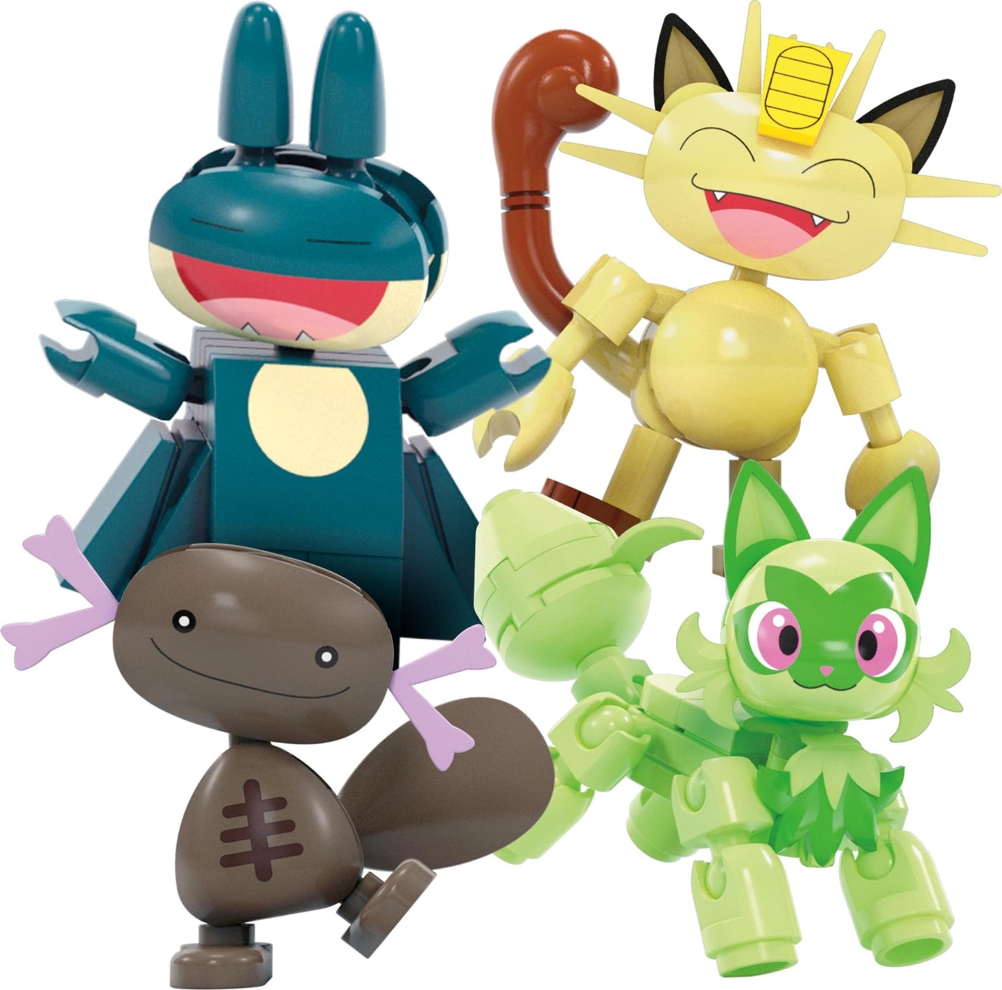 Mega Pok  Mon Building Toys Set Ferris Wheel Fun With 393 Pieces, 4 Poseable Characters, 5+ Inches Tall, For Kids