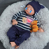 Babeside Realistic Baby Doll With Heartbeat - Kai, 17 Inch Handmade Reborn Baby Dolls Boy With Crying And Babbling Voice, Real B