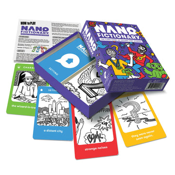 Looney Labs Nanofictionary Card Game - Creative Storytelling for All Ages