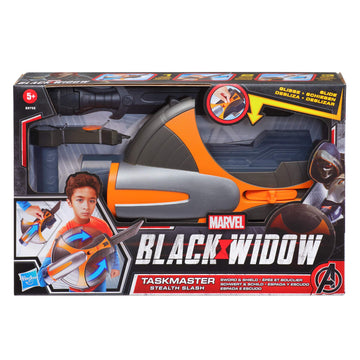 Marvel Black Widow Taskmaster Stealth Slash decorative replica blade and Shield Role Play Toy Includes decorative replica blade and Retractable Shield for Kids Ages 5 and Up Gray