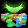 Playbees Glow In The Dark Slime - 12 Pack - Neon Blue, Green, Pink, Yellow Colors - Glowing Slime Kit For Kids - Party Favors, G