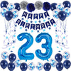 Naninuneno 23Rd Blue Birthday Party Decorations For Boy Girl Men Women, Happy 23 Birthday Balloons Supplies With Happy Birthday