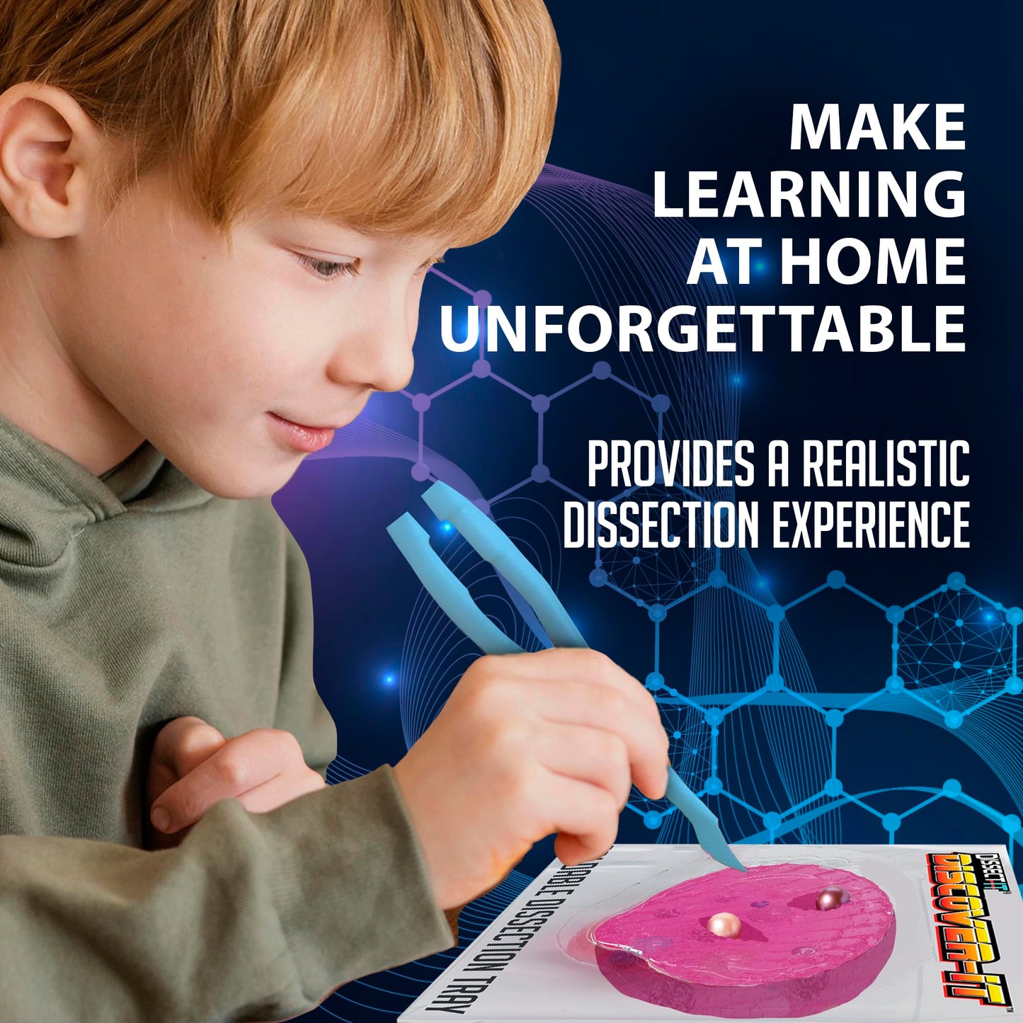 Top Secret Toys Discover-It Dissection Kit For Kids, Real Freshwater Pearl Science Lab Kit To Learn About Oysters, Science Toys