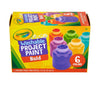 Crayola Washable Kids Paint (6Ct), Paint Set For Kids, Assorted Bold Colors, Arts & Crafts Supplies For Kids, Nontoxic, Toddler Gifts