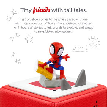 Tonies Spidey Audio Toy Figurine - Small Multicolored Marvel's Spidey & His Amazing Friends Collectible