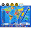 Qiaojoy Bilingual Interactive World Map For Kids Learning And Educational Toys, Talking Electronic Kids World Map I-Poster Geogr