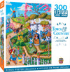MasterPieces Town & Country - Ms. Potts Cottage 300pc Ezgrip Puzzle - Jigsaw Puzzle with Vibrant Artwork and Durable Pieces - Fun Family Activity Brain Challenge and Educational Entertainment
