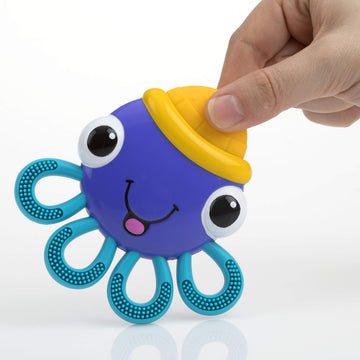 Nuby Vibe-Eez Teether, Silicone Octopus Design, 1 Count, Model 92762CS24