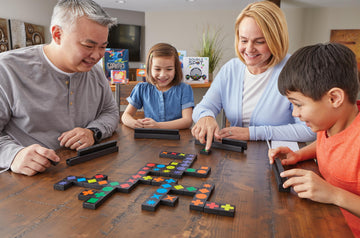 MindWare Qwirkle UK Edition Board Game | Ages 5+ | 2-4 Players | Multicolor | 45 Min Playtime | Model CSG-QWIRKLE_UK