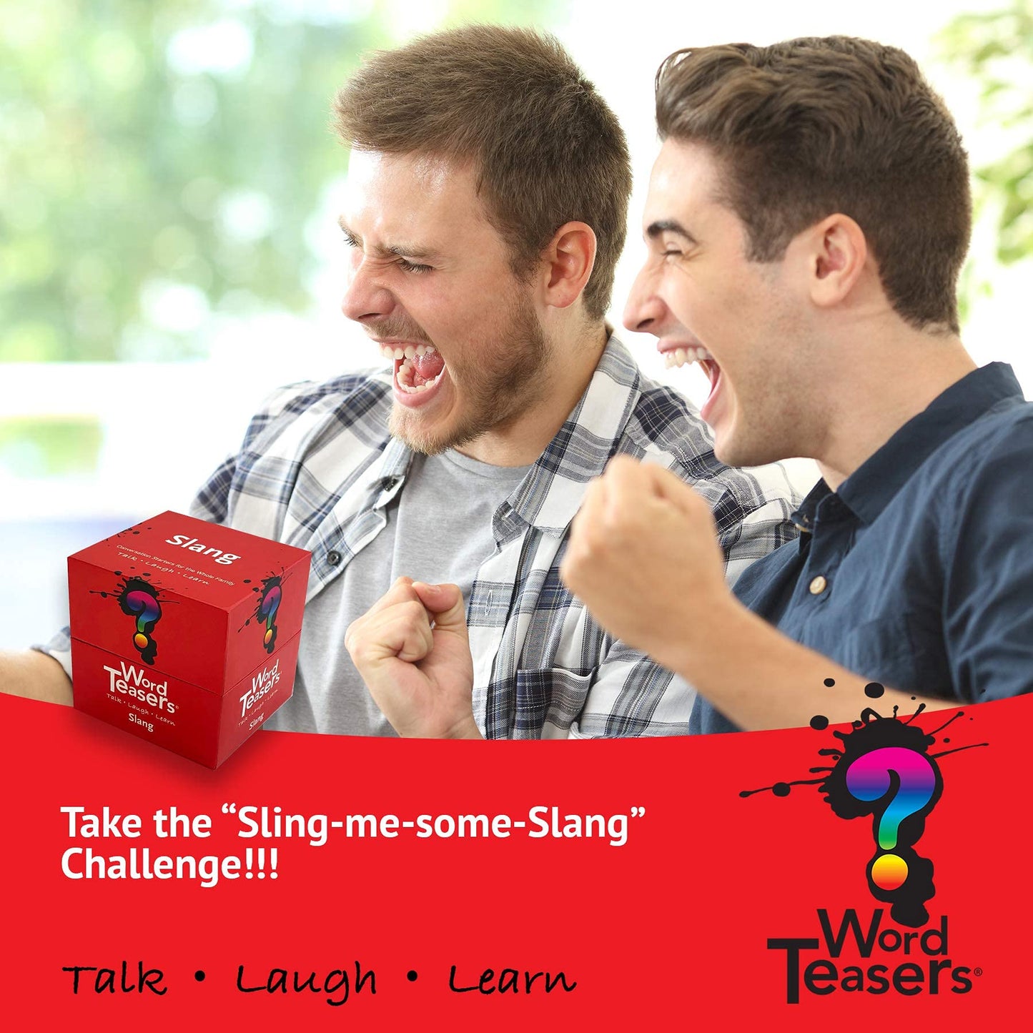 ? Word Teasers Random Topic Conversation Starters - Fun Trivia Card Game For Families, Couples, Kids, Parties & Travel - Flashcards For Ages 12+ - 150 Questions (Slang Edition)
