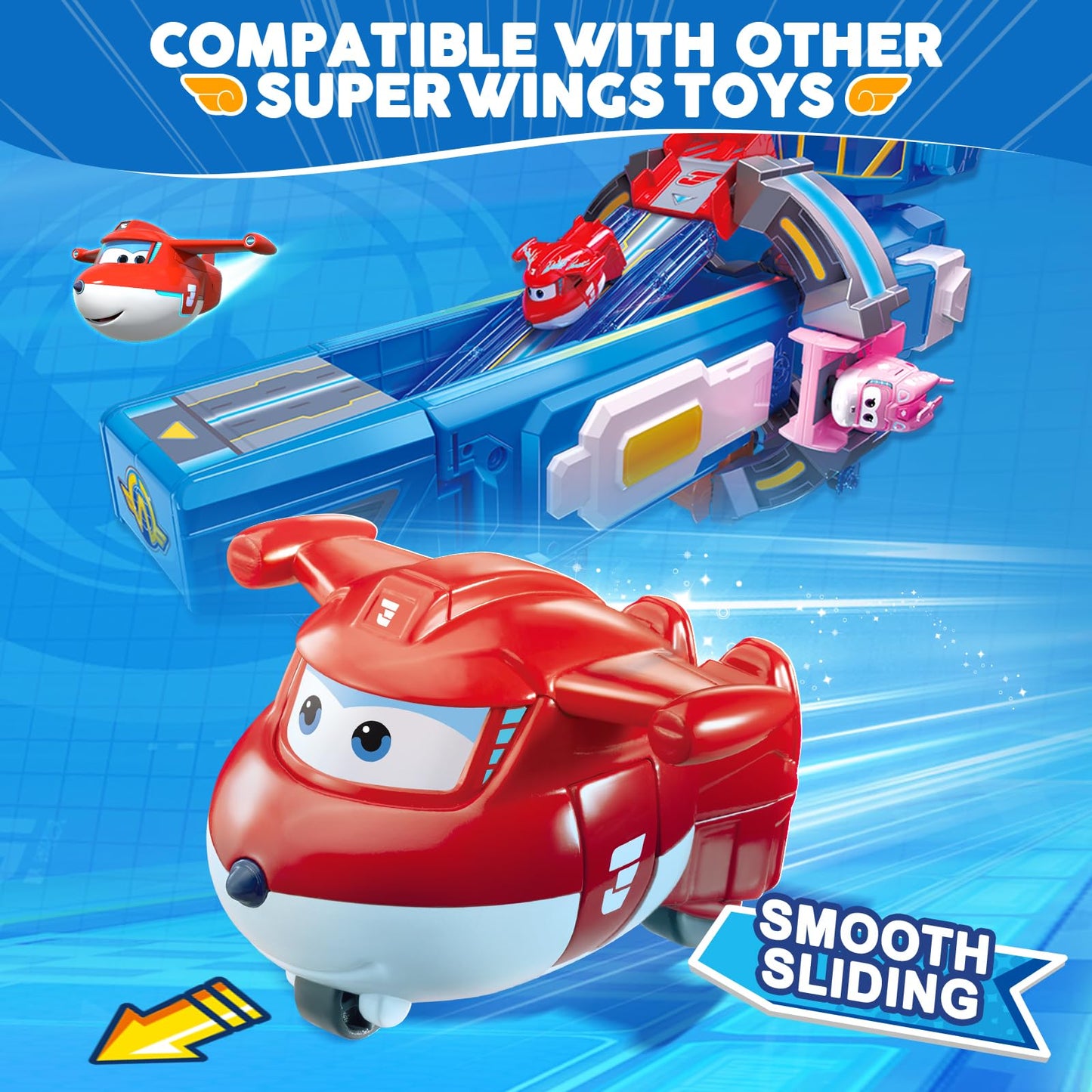 Super Wings Transformer Toys, 2 In Jett Robot Transformer Action Figures, 2-In-1 Mode Robot Transformer Toys For Boys Girls 4-6 6-8, Fun Plane Toys For Boys Toddlers Kids Age 3 4 5 6 7 8