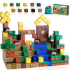 Jollynamy Magnetic Blocks For Kids - 128Pcs Building Toys For Toddler, Building Magnet Cube Toy For Boys Girls, Stem Sensory Edu