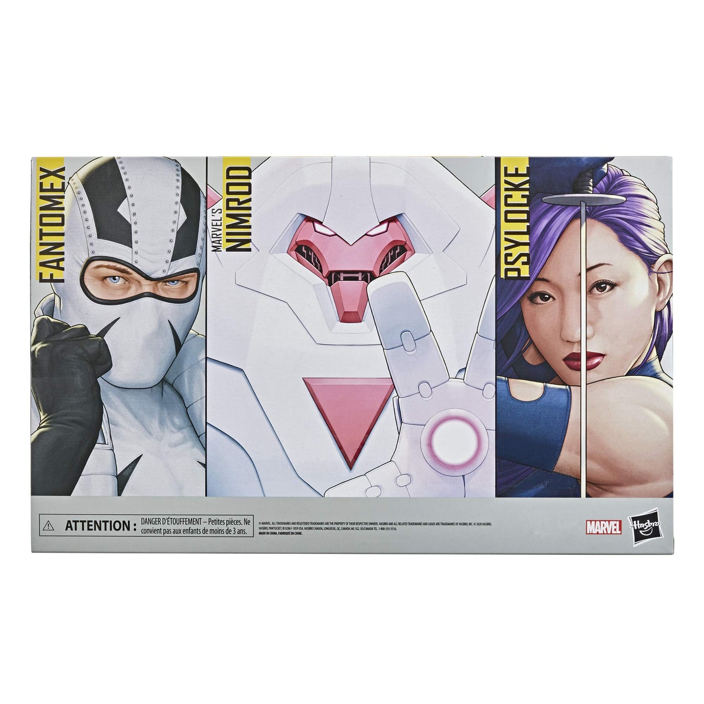 Marvel Hasbro Legends Series X-Men 6-Inch Collectible Action Figures Psylocke, Nimrod, And Fantomex Toys