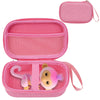 Mgznmty Carrying Case Compatible With Fingerlings Monkey Toy - 2023 New Interactive Toys For Kids (Pink) (Only Case)