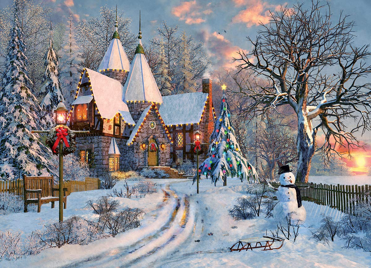 Christmas Cottage By Dominic Davison