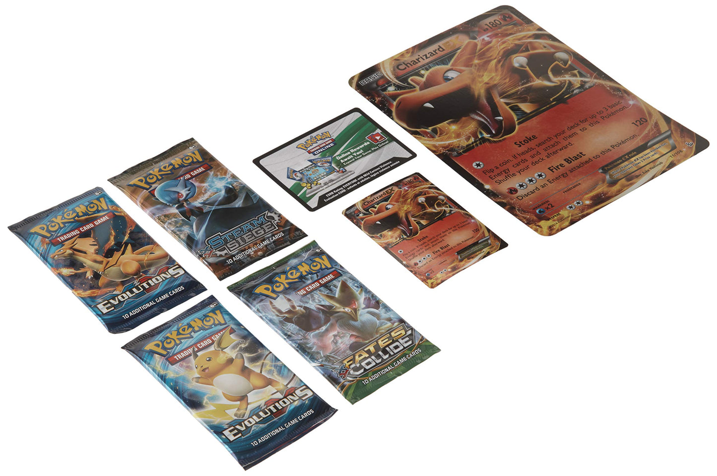 Pokemon Cards Tcg: Charizard Ex Box Fire Blast Card Game, Multicolor