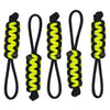 Bubbasgaragetv - Large Heavy Duty Paracord Zipper Pulls (Neon Yellow)