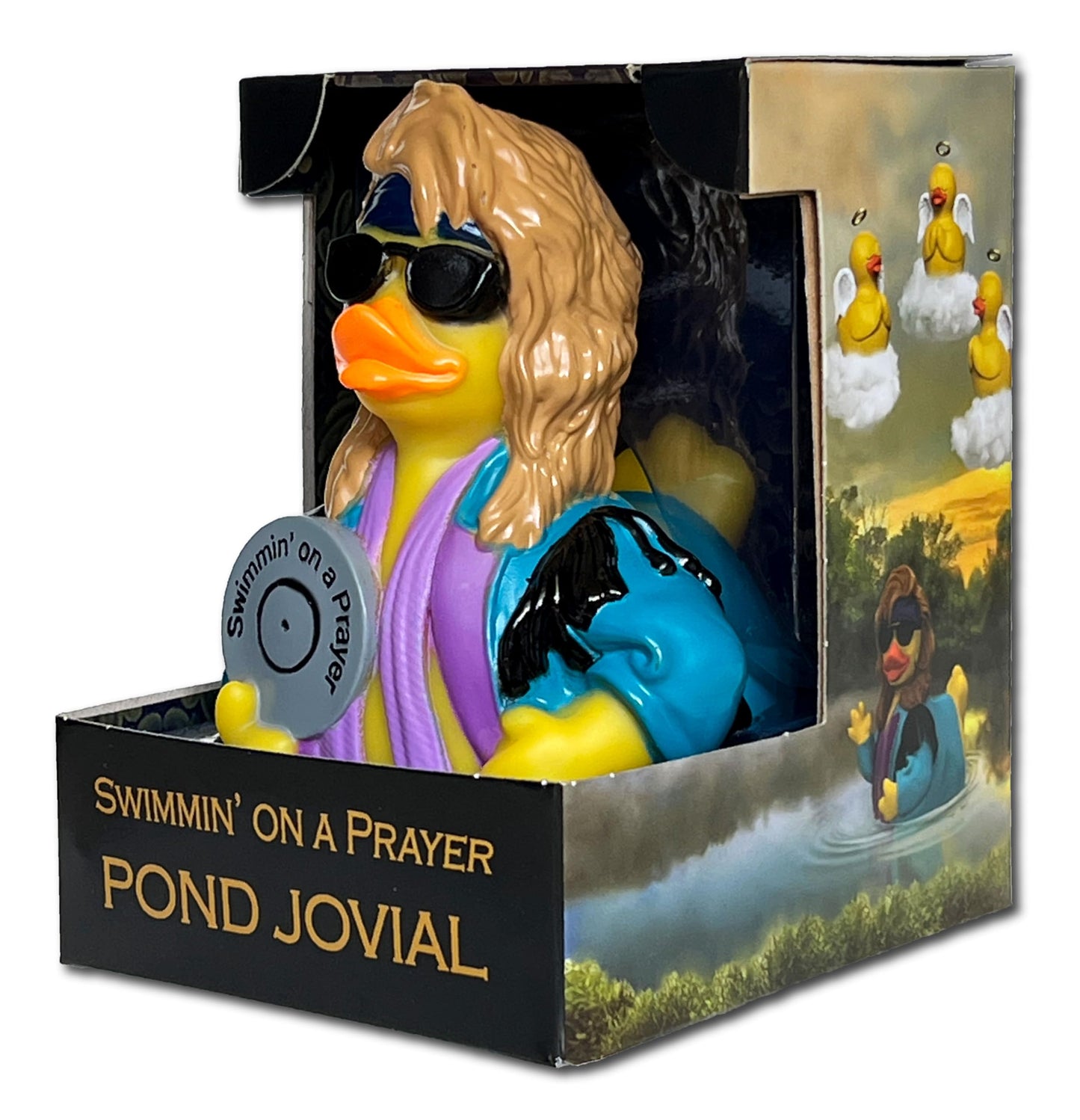 Celebriducks - Pond Jovial - Floating Rubber Ducks - Collectible Bath Toy Gift For Kids & Adults Of All Ages
